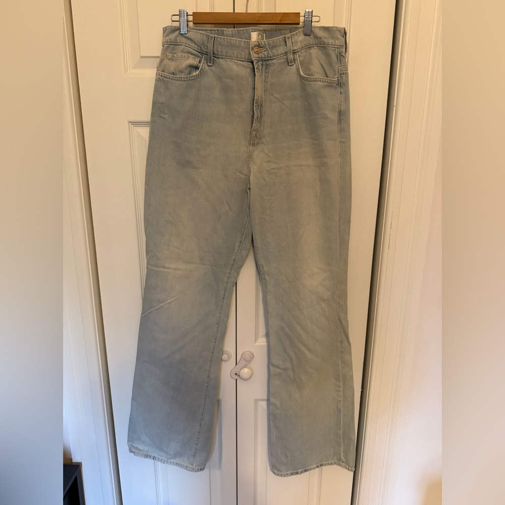 7 For All Mankind women’s Easy Boot Light Blue Jeans
